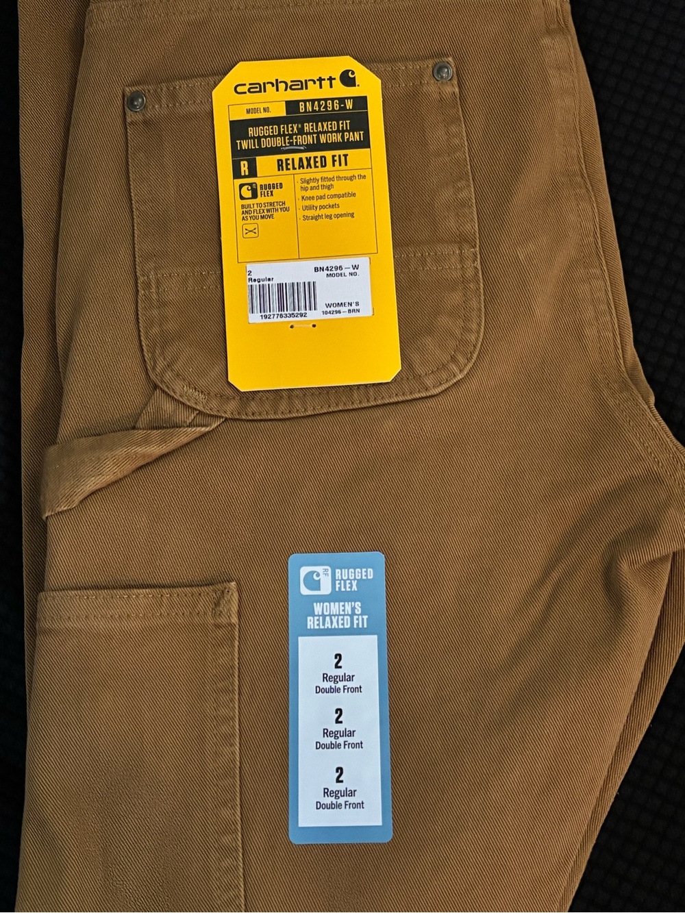 Carhartt Work Pants — Brown/Tan